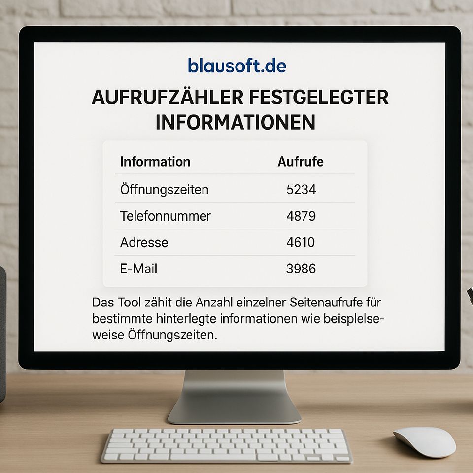 Aufrufzähler festgelegter Informationen