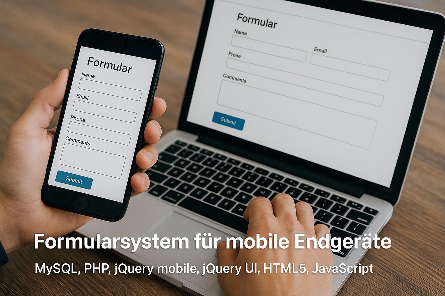 Formularsystem für mobile Endgeräte