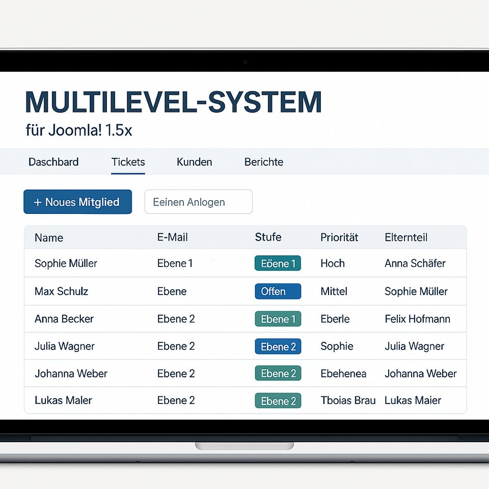 Multilevel-System für Joomla